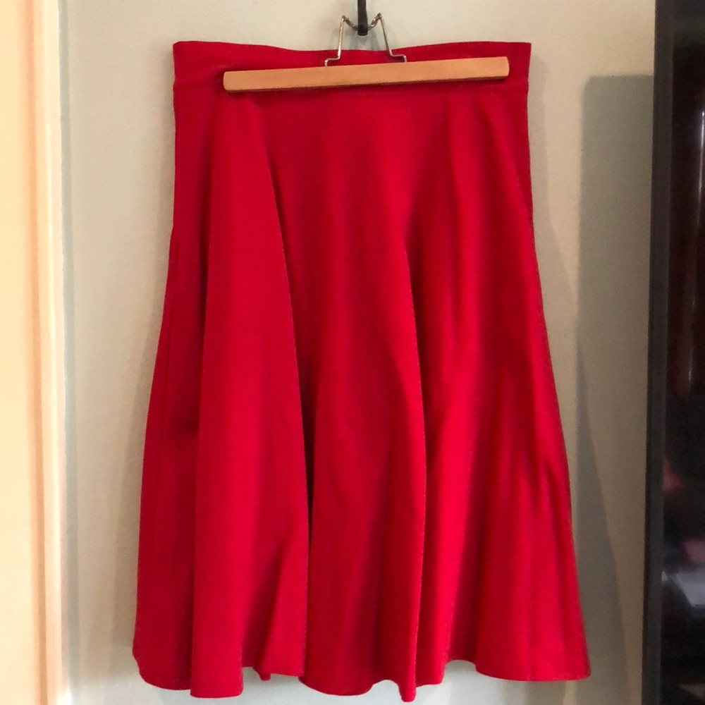Charlotte Swing Skirt red